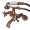 Kingston Brass Wall-Mount Clawfoot Tub Faucet, Antique Copper, Wall Mount KS266AC - alternate 1